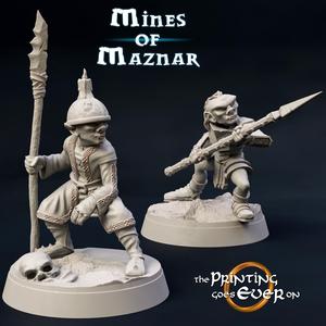 Goblin Spearmen - Presupported