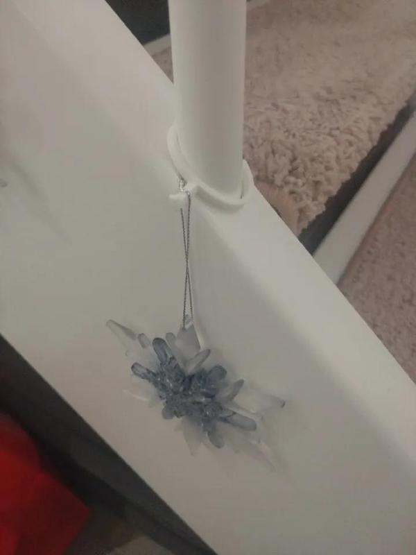 Hook 45° for 25mm stair railings   