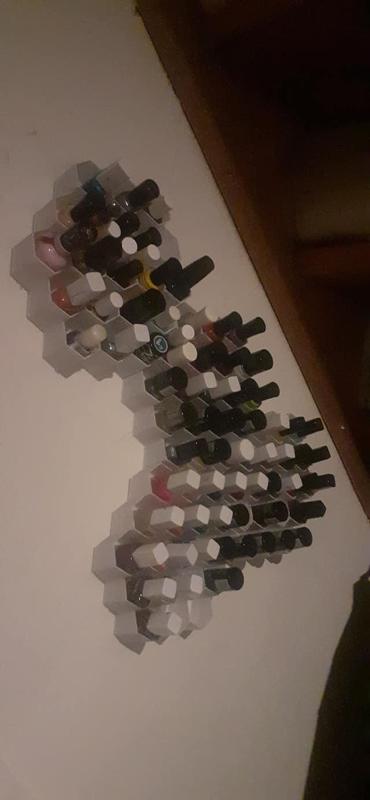 honeycomb nailpolish holder