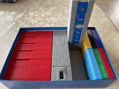 Comprehensive Carcassonne Big Box/Expansions Storage