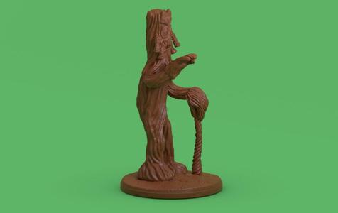 Old Wise Wood Creature