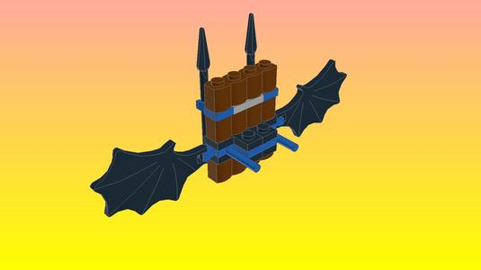 NotLego Lego Ninja wings Model 1187