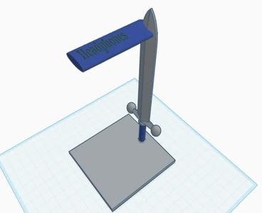 Headpdhone Stand - Sword 1   