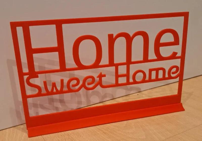 Home Sweet Home Standing Plate   