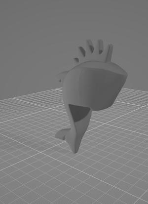 Lego Shark With A Mohawk Head/Body