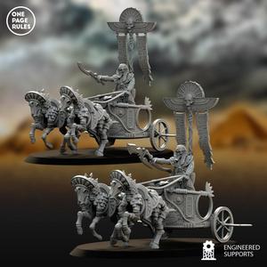 King on Royal Chariot - Mummified Undead