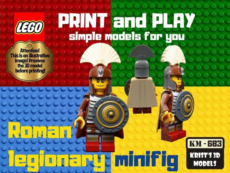 LEGO  Roman legionary minifig   