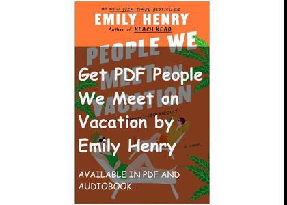 Get PDF People We Meet on Vacation by Emily Henry