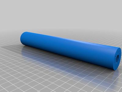7 7/8" Muffler with 1/2" x 28 thread