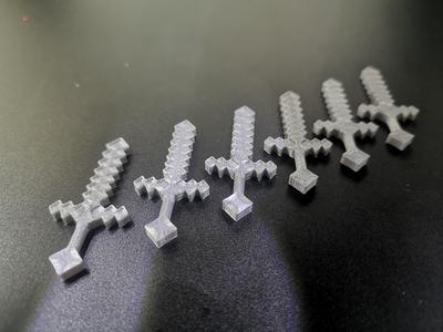 Small minecraft lego sword