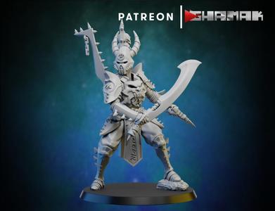 Futuristic space Dark elves incubi 4 support ready