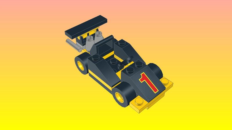 NotLego Lego Racing car Model 1088