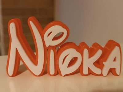 Nioka Disney Name Sign Decorate Room child Birth