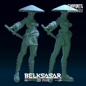 Ronin Girl Normal and Variant 2