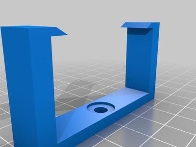 Under Desk: low profile cable management shelf / bracket.