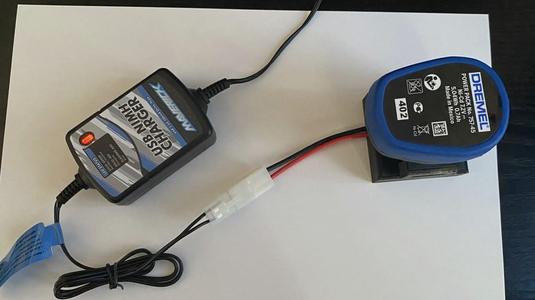Dremel 7700 Battery Dock for NiMh Conversion