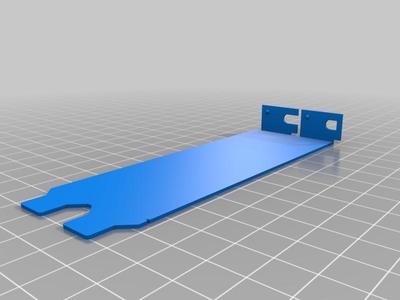2-slot PCI closing bracket - empty