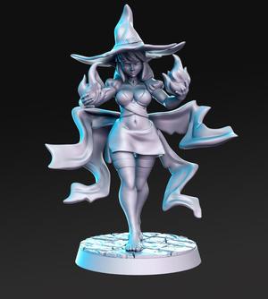Veena - Elf Mage- 32mm - DnD -