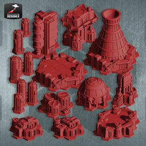 Hex City Industrial (Hex Based) - Full Set
