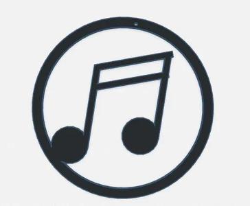 music note decoration   