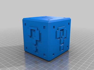 Remixed (smaller) Mario Question Block Bank