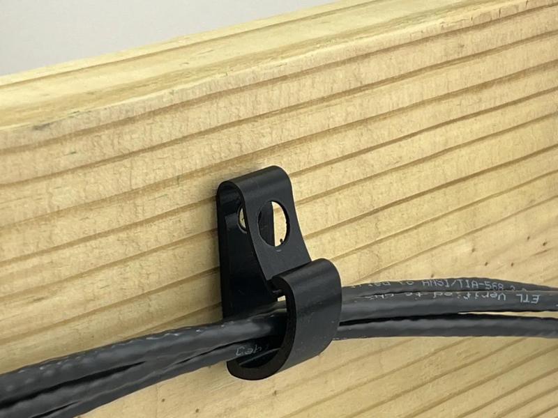 Mini J-Hook Cable Hanger / Cable Organizer   