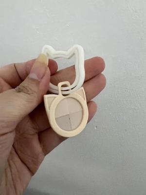 Kitty Filament Swatch (adjusted to fit 3d printable keyring)   