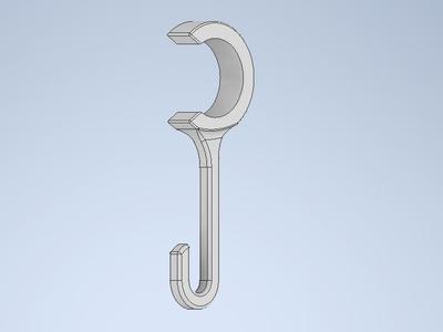 Camping Awning Hook 25mm for Ikea Lamp