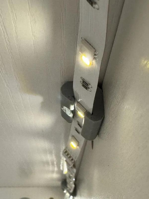 10mm LED Strip Corner Mount/Bracket   