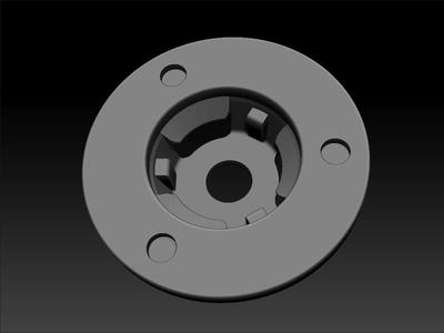 G3 iBook Foot Socket And Rubber Pad