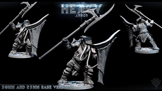 Shrouded tusk (pose 1 of 3)-(2 sizes)