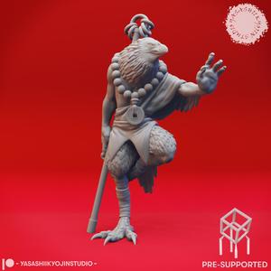Kenku Monk - Tabletop Miniature (Pre-Supported)