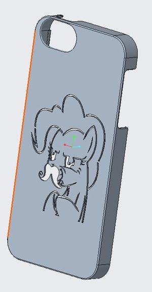 cover for iphone 5s, with pinkie pie