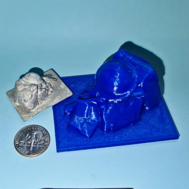 Sculpture outside Great Hall in Winchester UK (A Promise Honoured)