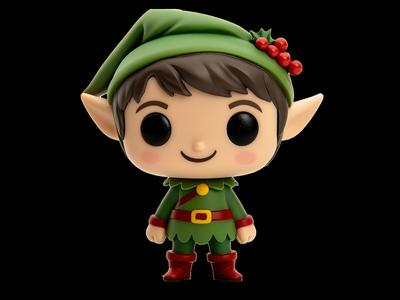 Christmas elf - Funko Pop style