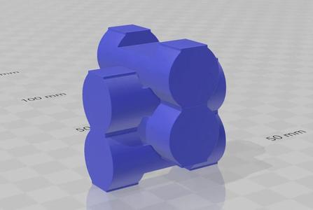 Lincoln log single-wide stack   