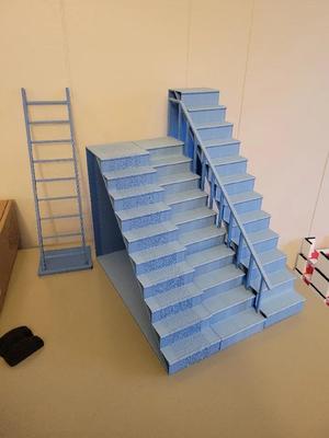 Dollhouse Stairs 1:12 scale   