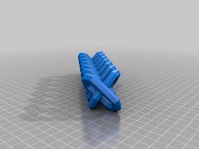 Print in place chain, compact, no support