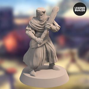 Night s Cult Rioters - Pose 3 - 3D printable miniature - STL file