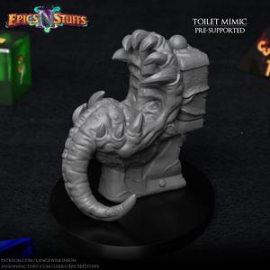Toilet Mimic Miniature - Pre-Supported