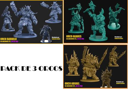 ORCOS PARA  JUEGO DE ROL