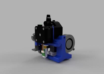 Ender3 v2 Direct Drive with BondTech BMG & e3D V6 & BLTouch and cable chain 