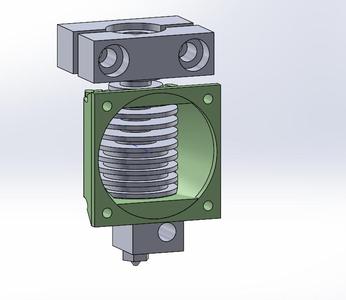 E3D V6 40mm Fan Shroud
