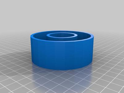 Enlarged 608 Bearing with Flange for Spools