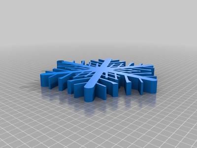 Snowflake ornament