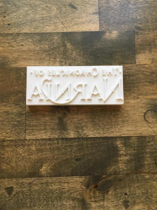 The Chronicles Of Narnia Leather Press/ Leather Stamp   