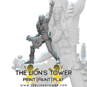 Metal Bard - Human and Elf variants (32mm scale presupported miniatures)