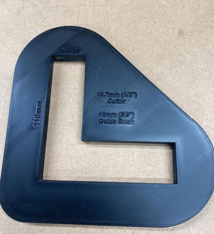 Hair Pin Legs Router Template