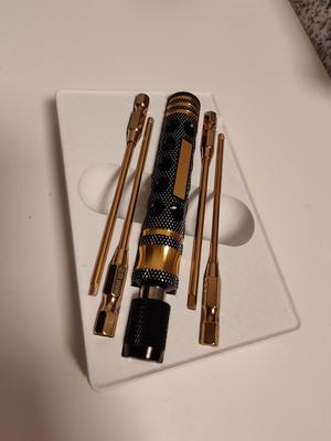 RC Allen key - Hex driver and bits - gridfinity