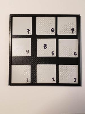 Customizer for Tray (e.g. to hold print test squares)